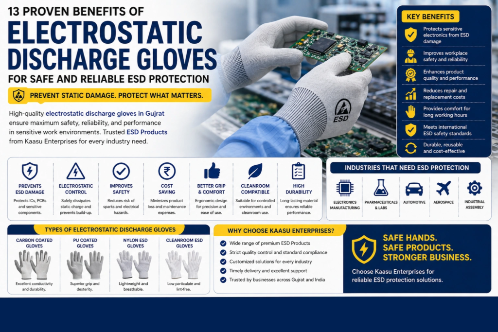 electrostatic discharge gloves in Gujrat